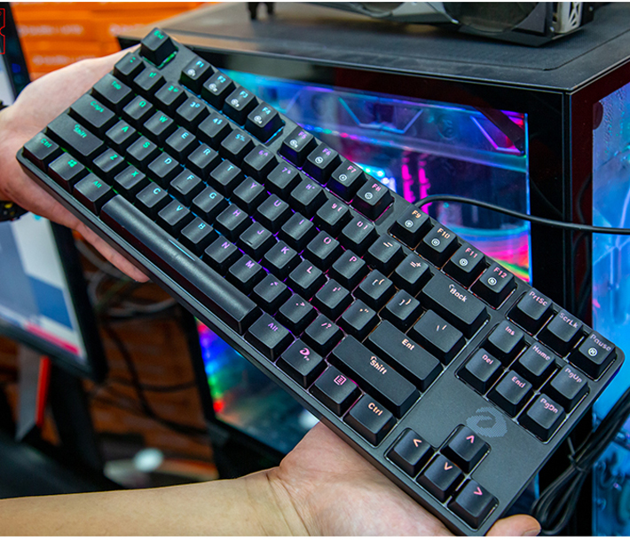 Bàn phím Cơ DARE-U EK87 Rainbow