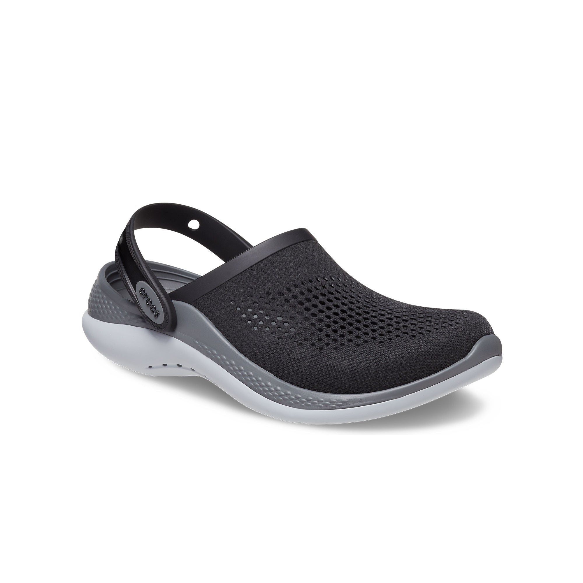 Giày Clog Unisex Crocs Literide 360 - Black/Slate Grey