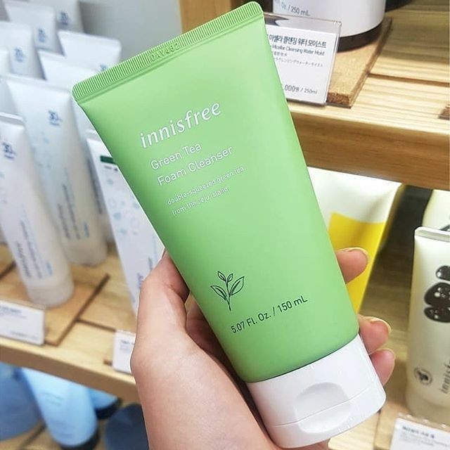 Sữa rửa mặt trà xanh innisfree mẫu 2019