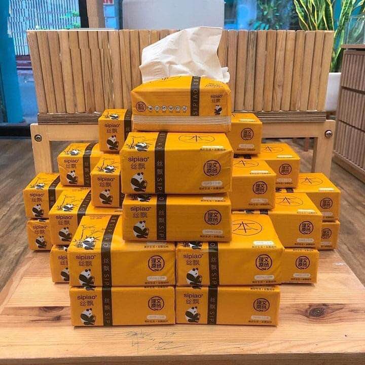 5 GÓI GIẤY ĂN GẤU TRÚC SIPAO