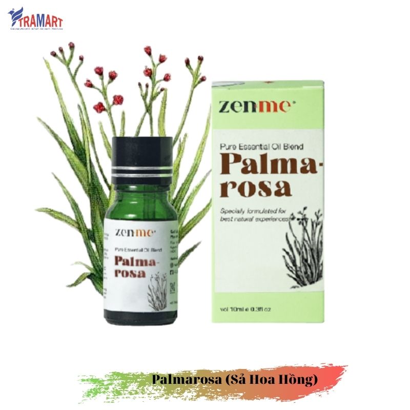 Lọ tinh dầu thiên nhiên Organic Zenme ZEN2350 10ml Palmarosa