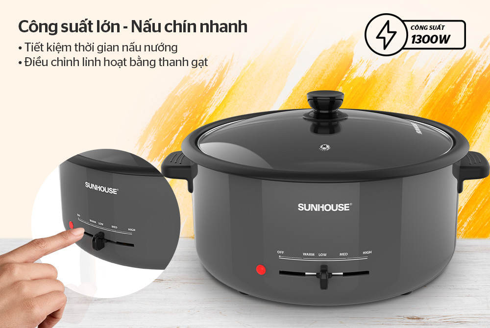 Nồi lẩu điện SUNHOUSE SHD4523