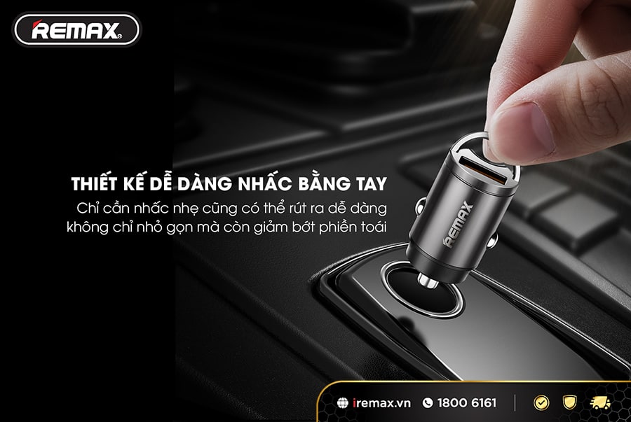 Củ sạc oto Remax RCC227