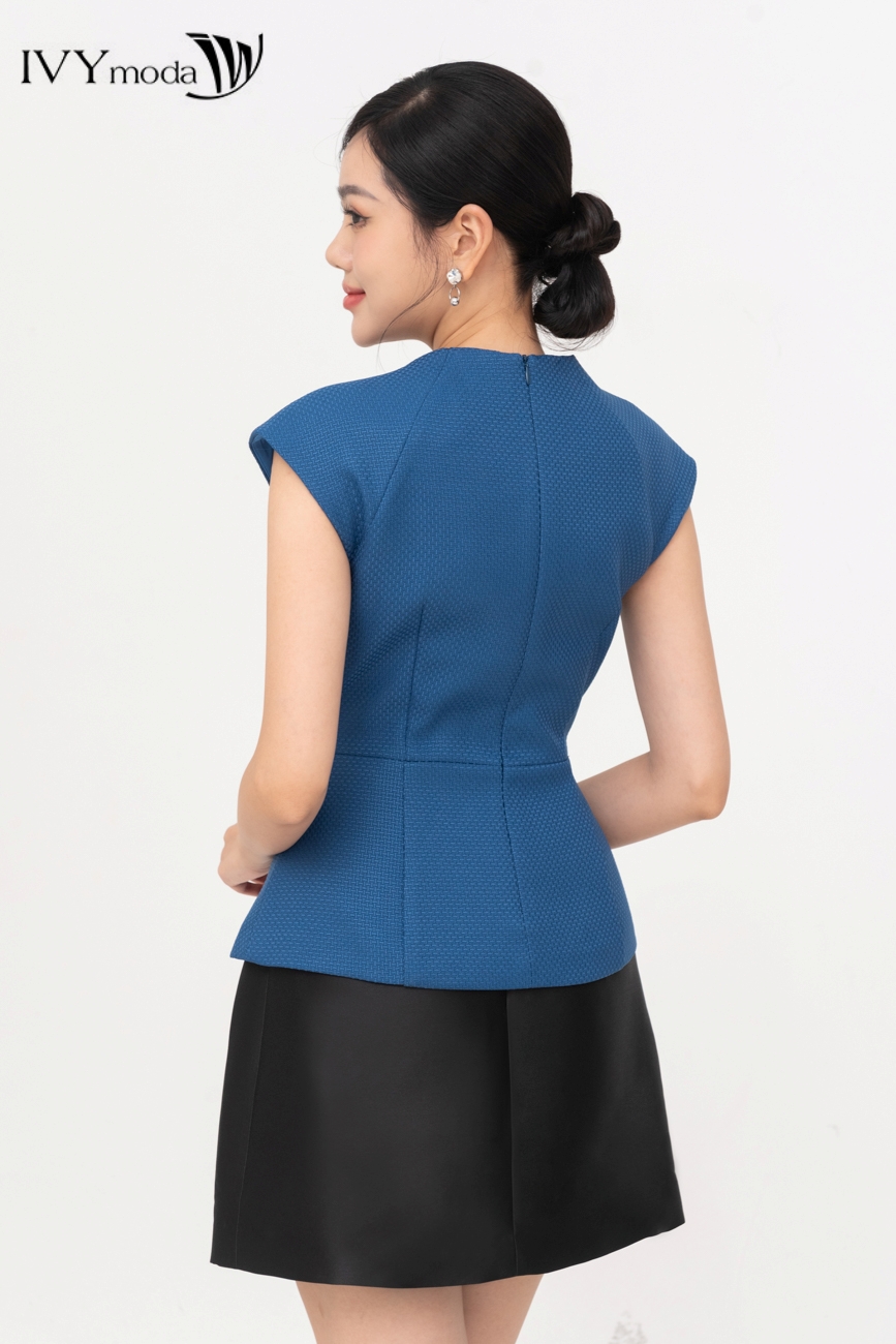 Áo Twill cổ kiểu IVY moda MS 16B9590