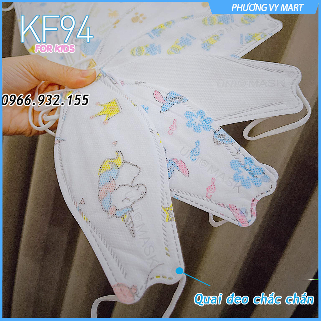 10 chiếc khẩu trang trẻ em 4 lớp KF94 UNI MASK