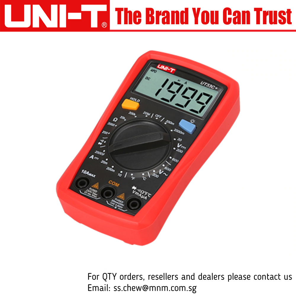 [HCM]UNI-T UT33B+ UT33C+ UT33D+ UT33A+ Palm Size Multimeter