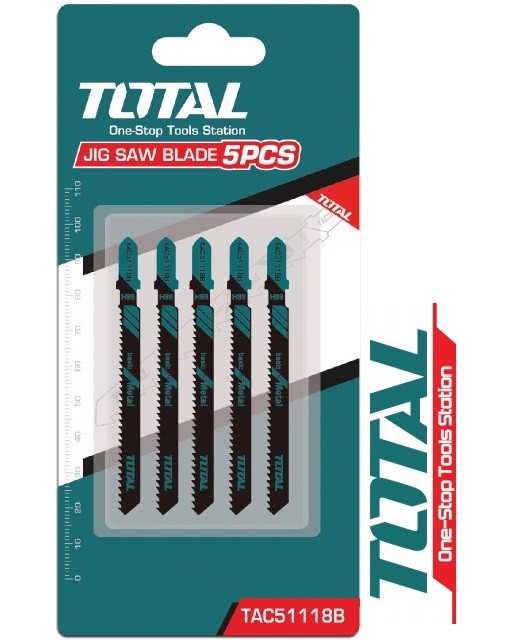 Bộ 5 lưỡi cưa lọng cưa sắt 50mm jig saw blade TOTAL Chính hãng TAC51118B - TAC51118B,  sản phẩm đa dạng về mẫu mã, kích cỡ, chất lượng đảm bảo, cam kết hàng nhận được giống với mô tả