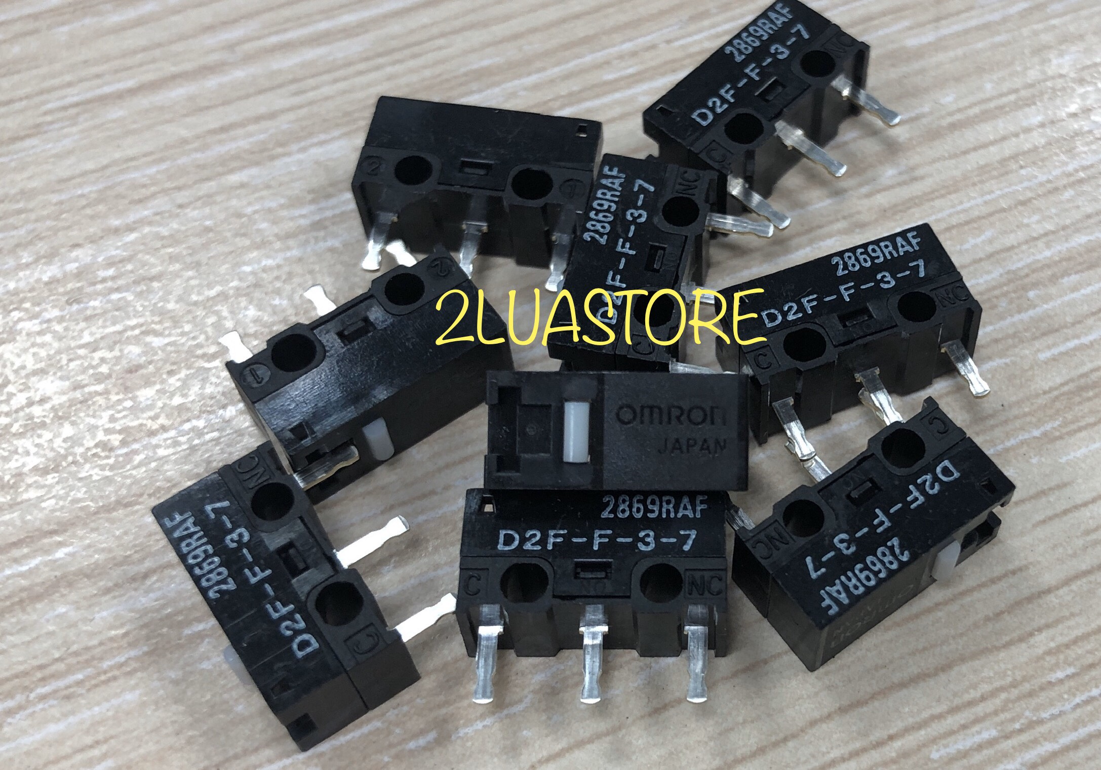Click chuột Omron Japan D2F-F, D2F-01F, D2F-01F-T, D2F-F-3-7 sản xuất tại Nhật
