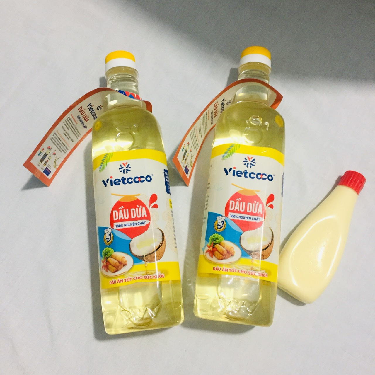 Dầu Dừa Tinh Luyện Vietcoco chai 1L (mẫu mới)