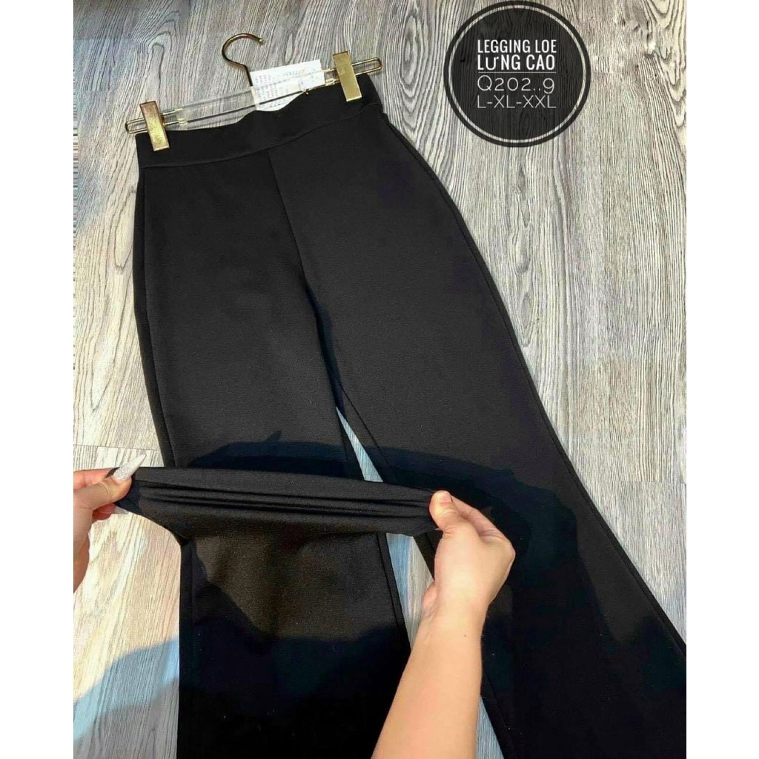 BIGSIZE [THUN + LƯNG CHUN] QUẦN LOE LEGGING HÁCH DÁNG