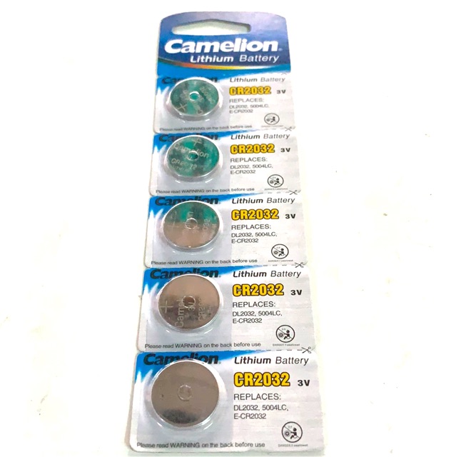 Pin cr2032 camelion 3v, pin cúc áo 2032, pin đồng xu