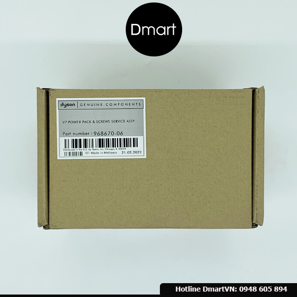 [Dyson V7 Battery] Pin sạc máy hút bụi Dyson V7 chính hãng  - 100% Authentic