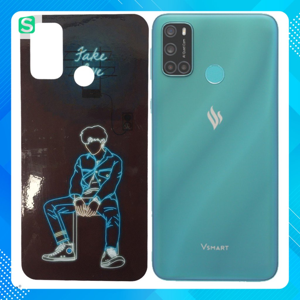 Miến Dán Skin ảnh 3D mặt lưng điện thoại Vsmart joy 4