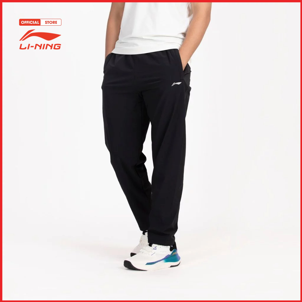 Quần gió thể thao nam li-ning aykt753-1