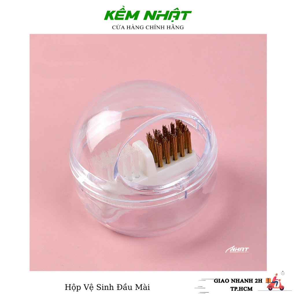 Hộp Vệ Sinh Đầu Mài Móng ( Màu Ngẫu Nhiên ) - Dụng Cụ Dân Làm Móng