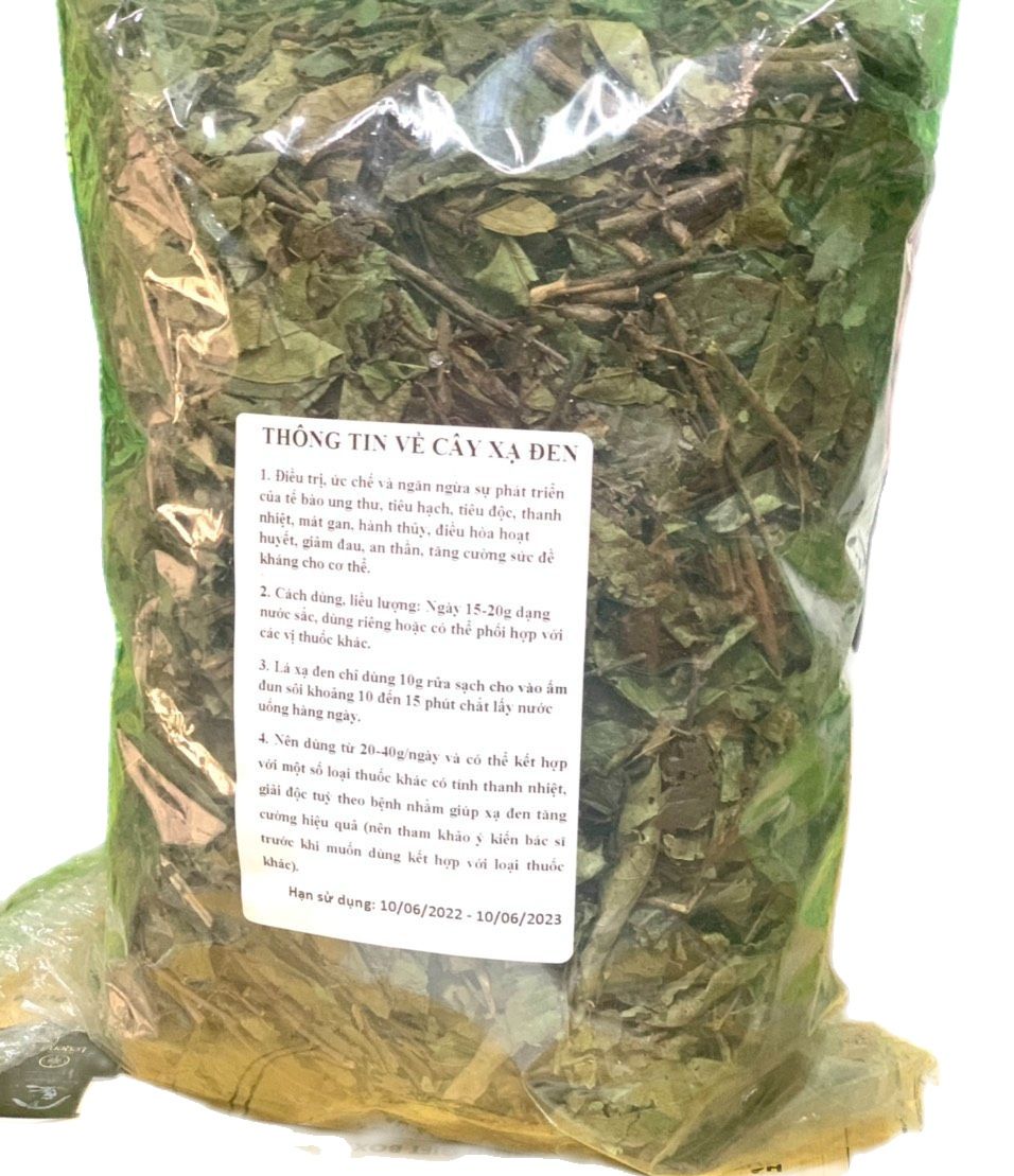 Lá Xạ Đen Nguyên Chất ( Bịch 1kg) - Xạ Đen Hòa Bình