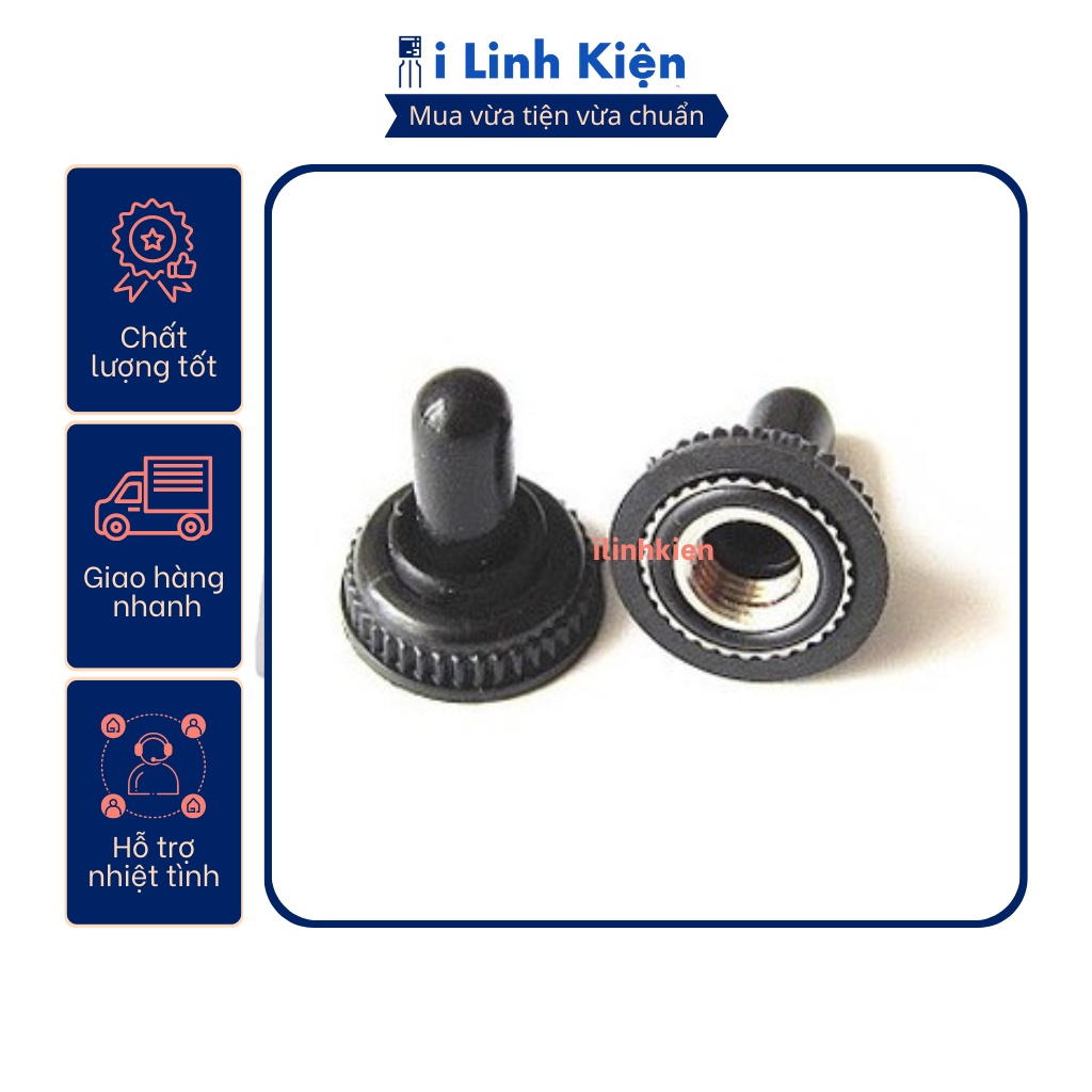 Chụp chống nước công tắc gạt MTS 6mm