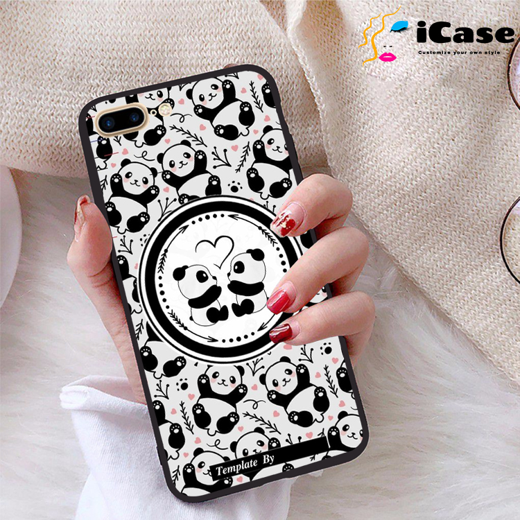 Ốp lưng iPhone 7 Plus viền dẻo TPU BST Panda