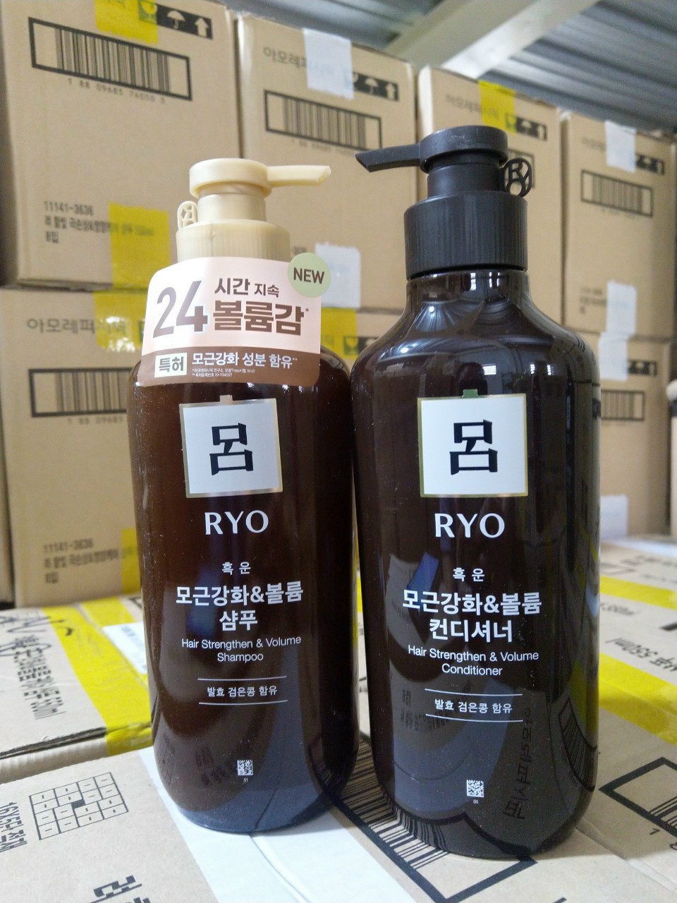 [Hàng Mới Về, Mẫu Mới Nhất] Sét Dầu Gội, Xả Ryo Hàn Quốc Chai 550ml