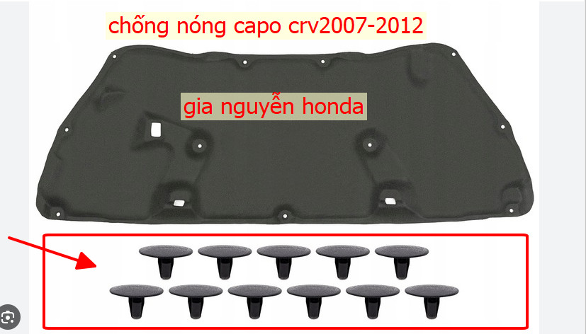 chống nóng capo honda crv 2007-2012