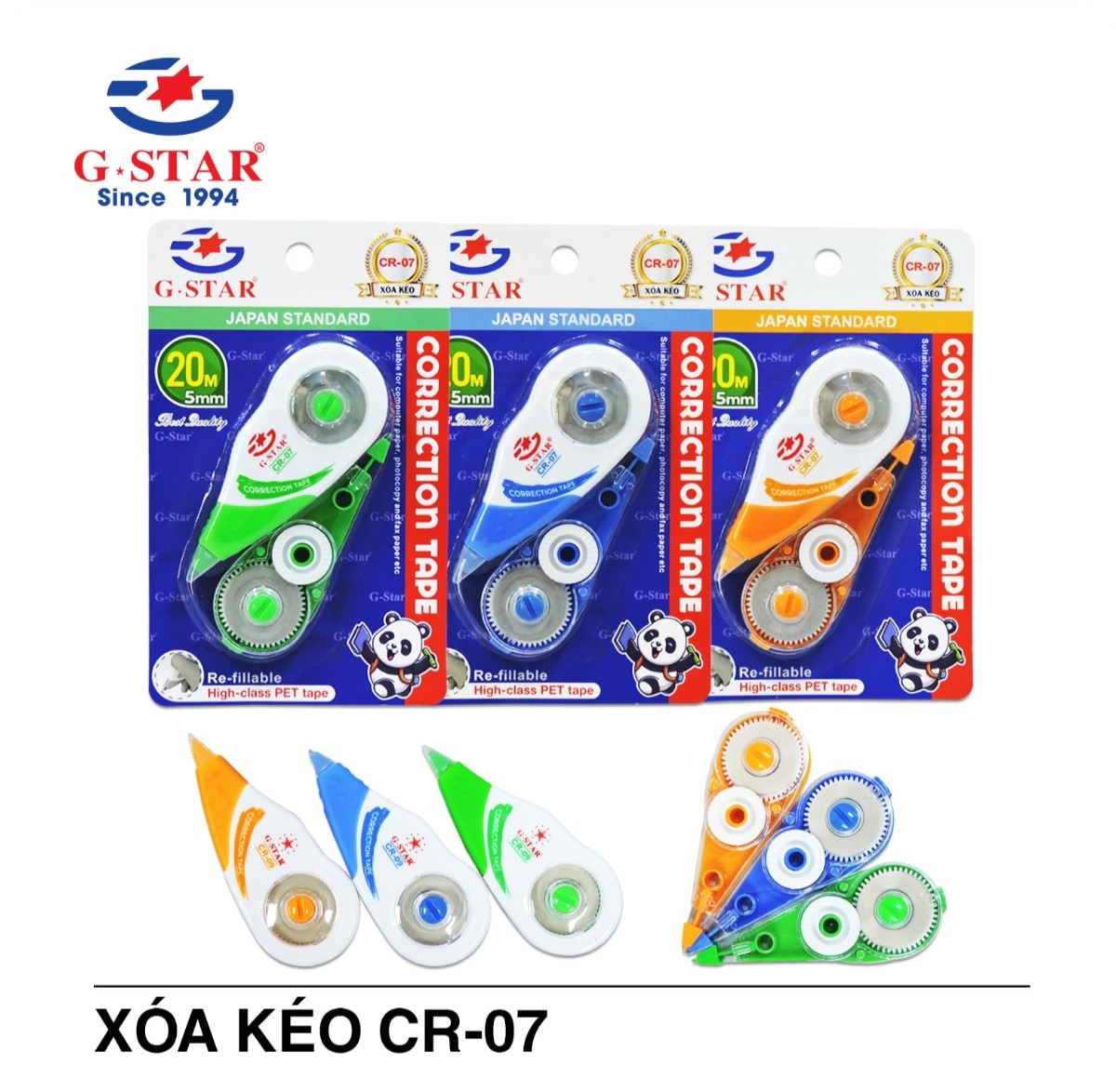 Xóa kéo G-star CR-07 tặng kèm ruột thay