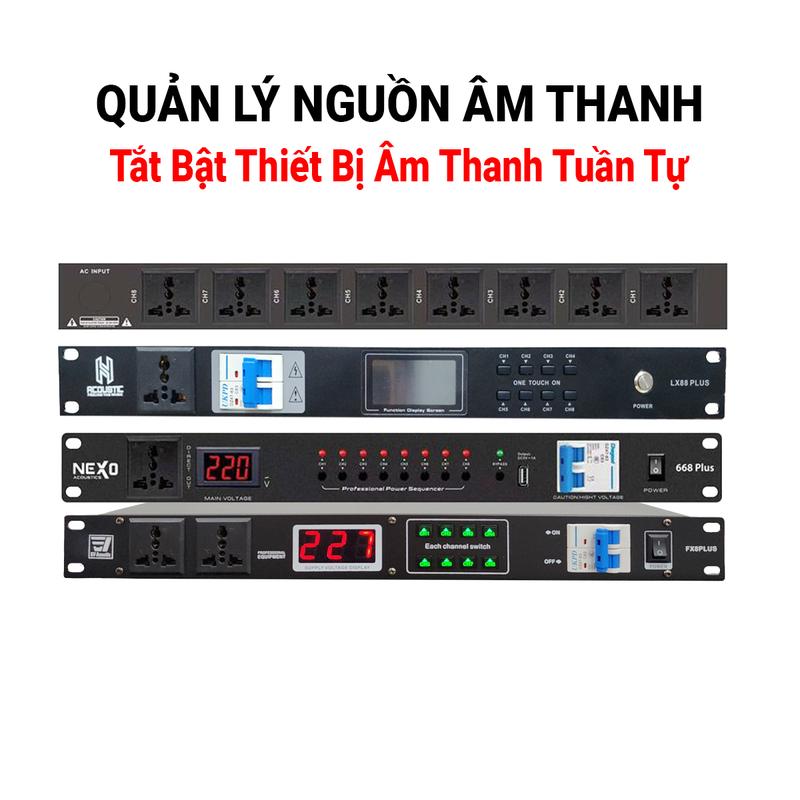 Sản Phẩm Thế Hệ Mới | Hàng Nhập Khẩu Quản Lý Nguồn 10 Cổng Dbx ( SV 1038 ) Quản Lý Ổn Định Nguồn Điện Ổn Định, Có Automat, Tắt Mở Từng Cổng Riêng Biệt.