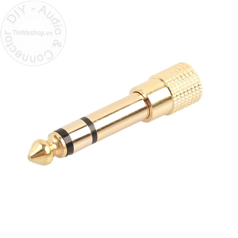 Jack 6.5 ra 3.5mm stereo 1 chiếc - Đầu đổi 3.5 sang 6.5