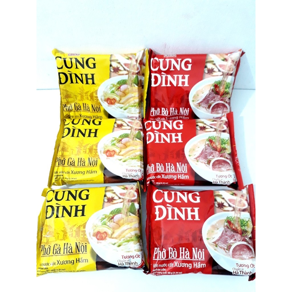 Phở Gà Cung Đình - Thùng 30gói x 68g