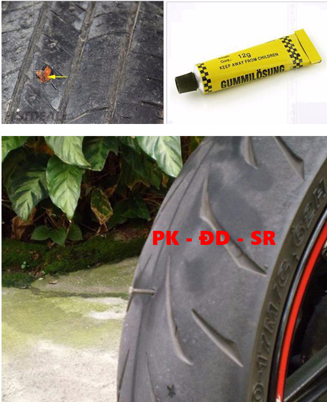 Bộ đồ nghề Vá xe không Ruột - Siêu Rẻ