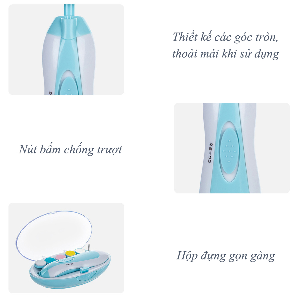 Máy cắt dũa móng tay điện đa năng cho bé