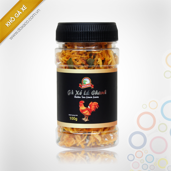 [HCM]Gà Xé Lá Chanh 100g