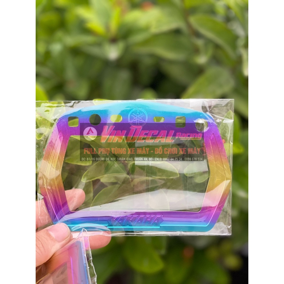 Ốp đồng hồ titan Exciter 155 titan thật