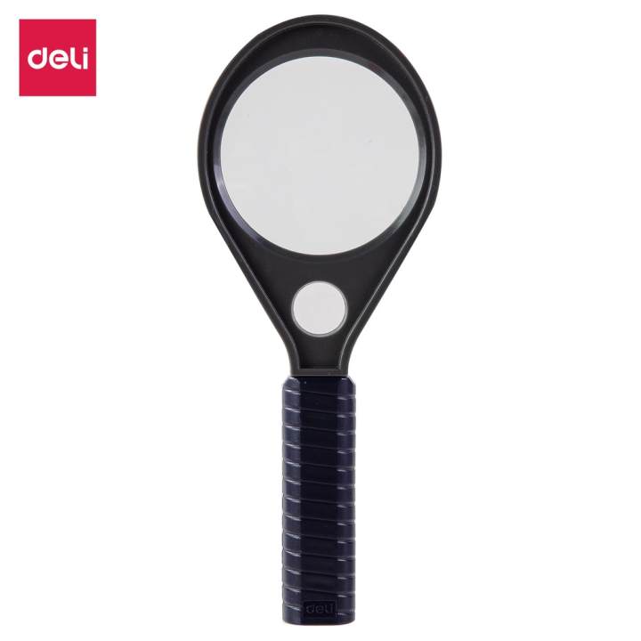 Kính lúp x3 Deli, Đen – E9091