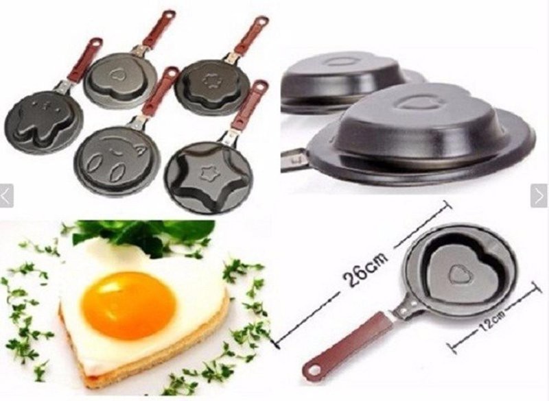 Chảo chiên trứng nhiều hình