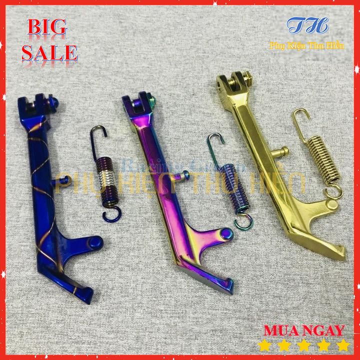 [HCM]Chân Chống Inox Đặc Cho Dream Sirius Wave.....