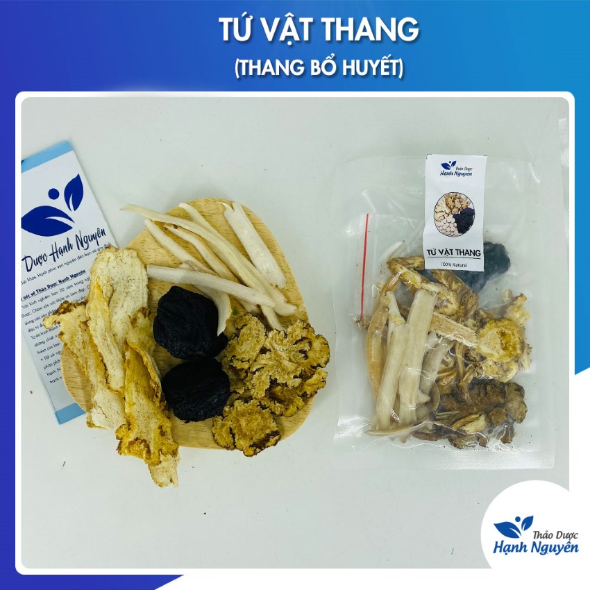 Tứ Vật Thang (Xuyên Khung, Đương Quy, Thục Địa, Bạch Thược) - Trà Dưỡng Sinh, Đẹp Da, Bổ Khí Huyết