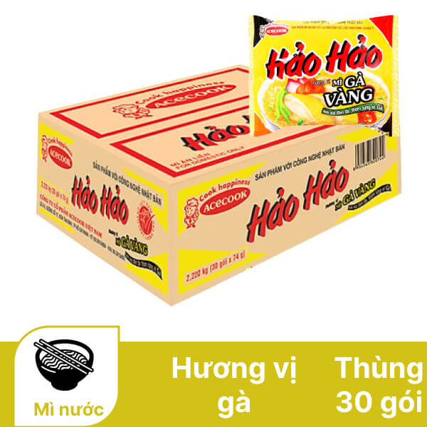 CB 15 GÓI MÌ HẢO HẢO GÀ VÀNG  74GR 84148