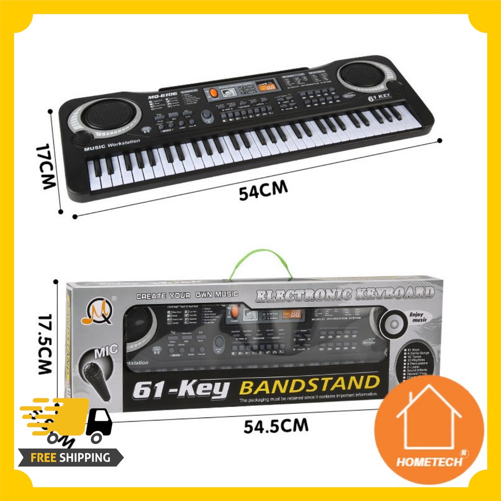  Đàn piano điện tử 61 phím Đàn điện tử organ 61 phím Đồ chơi âm nhạc Đàn cho bé 