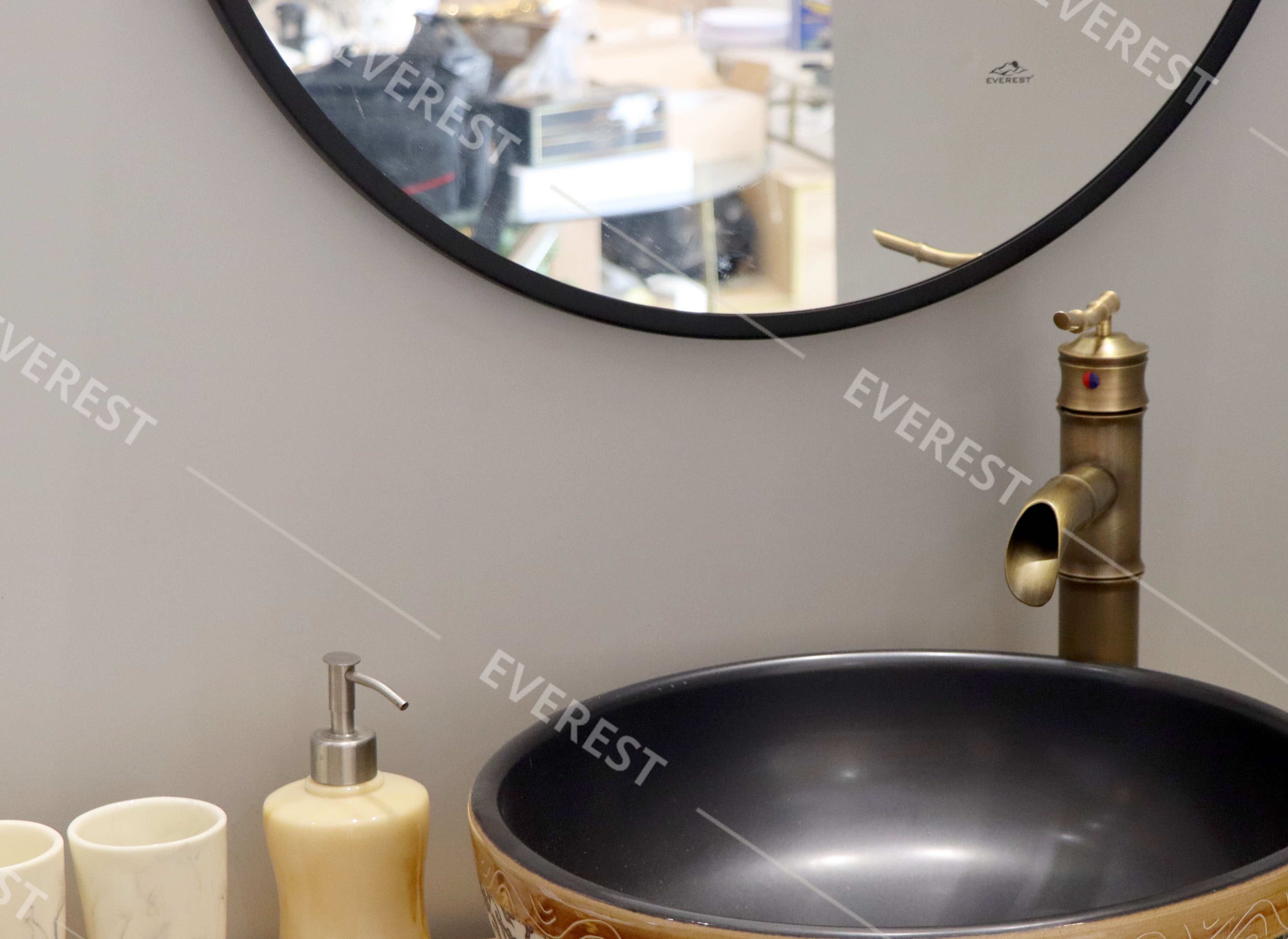 Bồn rửa mặt/CHẬU SỨ MỸ THUẬT EV-CĐ04