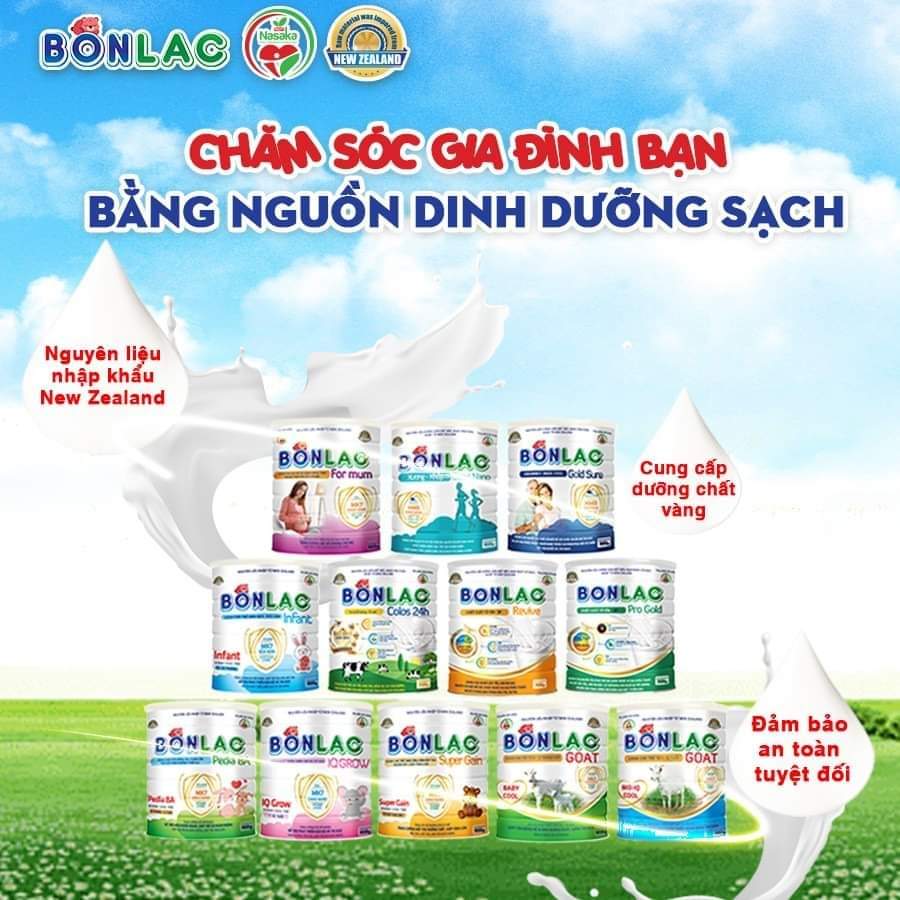 BONLAC GOAT BIO – IQ COOL LUXURY 900g (sữa dê)