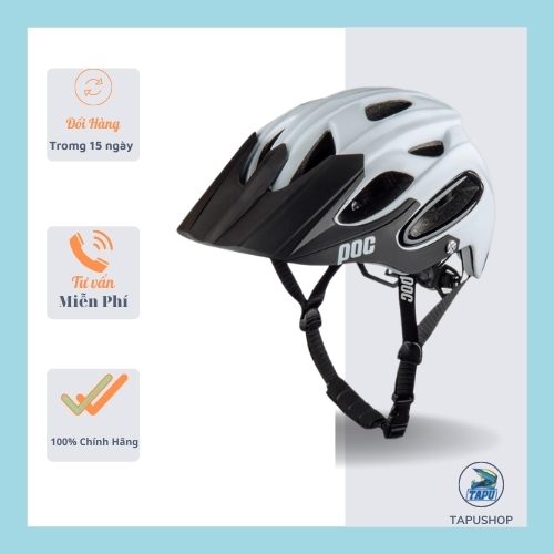 [FREESHIP] NÓN XE ĐẠP POC 07 TRẮNG