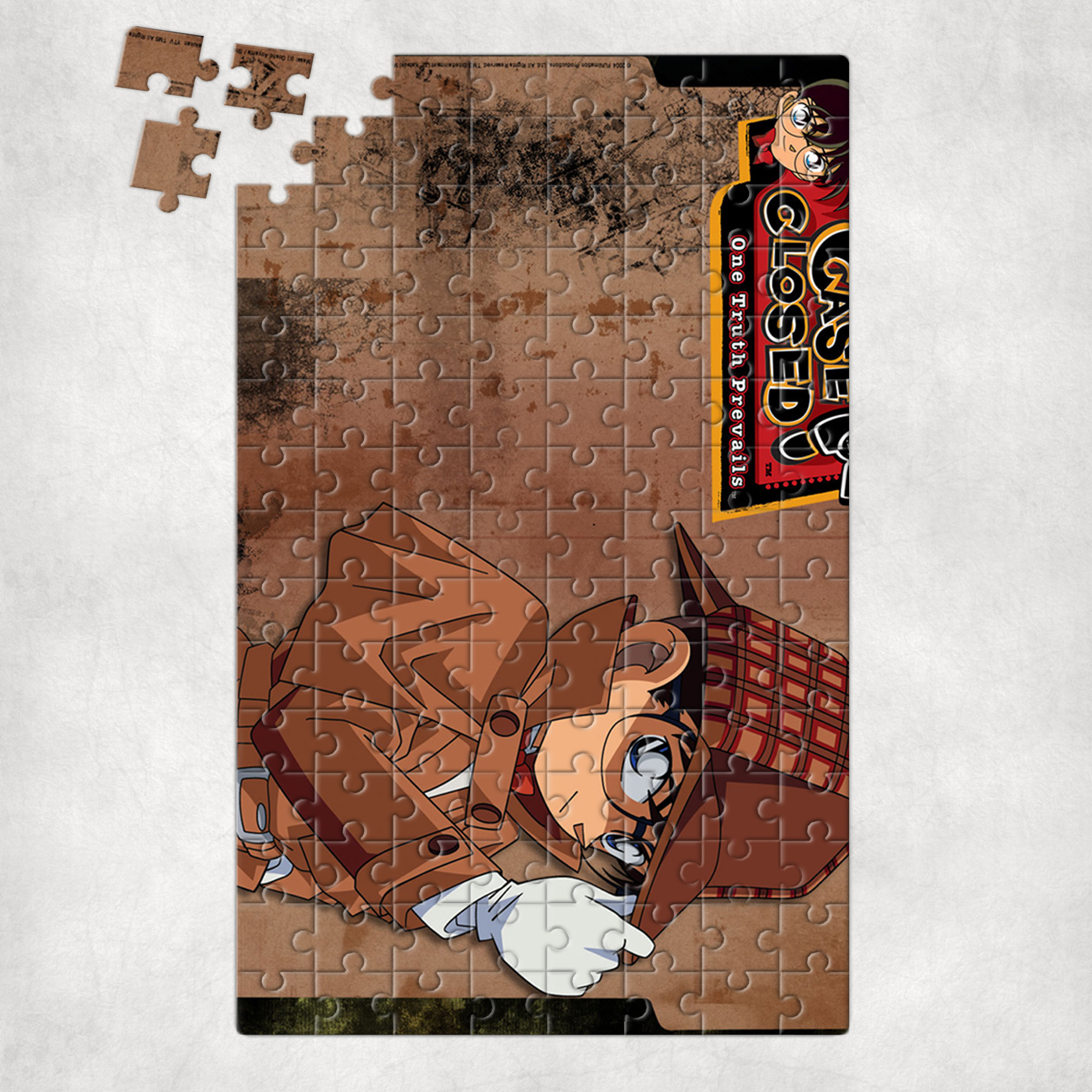 Tranh ghép hình A5 Anime, xếp hình 15x21 DETECTIVE CONAN - Mẫu 1