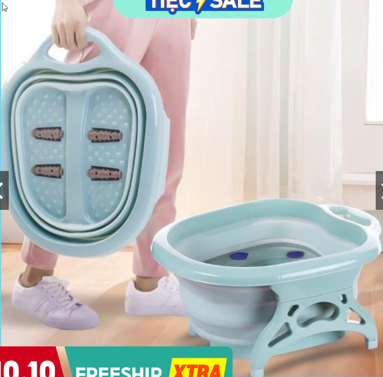 Chậu ngâm chân massage gấp gọn hàng cao cấp