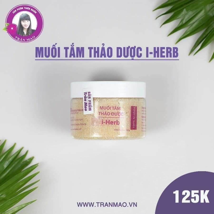 [HCM]MUỐI TẮM THẢO DƯỢC I HERB (Muối Tắm Thảo Dược Trần Mao)