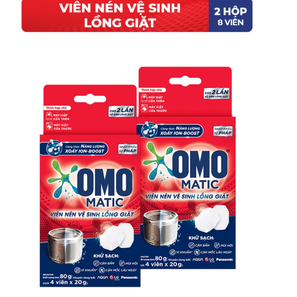Viên nén vệ sinh lồng giặt