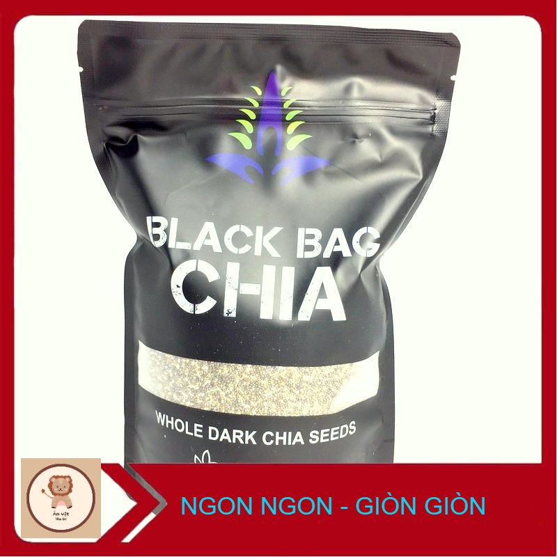 Hạt Chia Úc màu đen Black Bag Chia túi 500g
