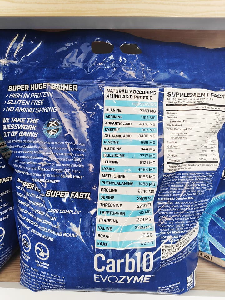 Super huge gain mass evogen tăng cân đẳng cấp nhất (Tặng quà mini)