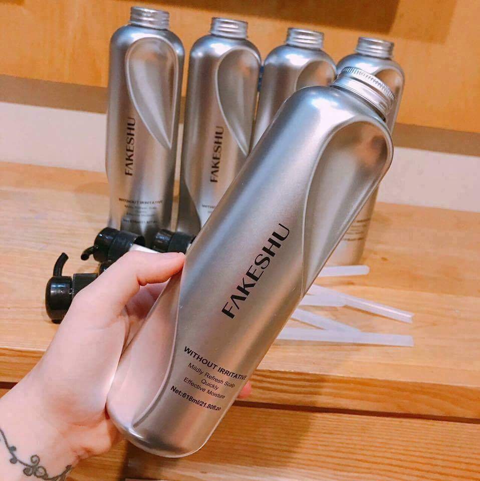[HCM]Dầu Hấp Tóc Phủ Lụa Tơ Tằm Fakeshu Phục hồi Tóc 618ml