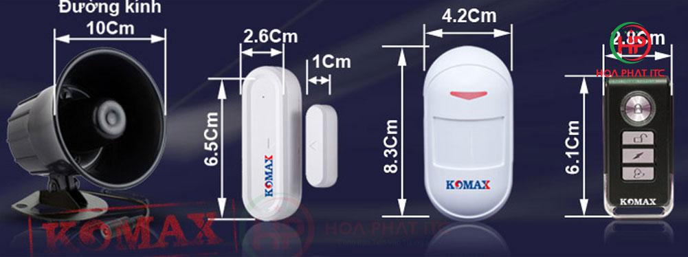 Bộ chống trộm trung tâm Komax KM-T60