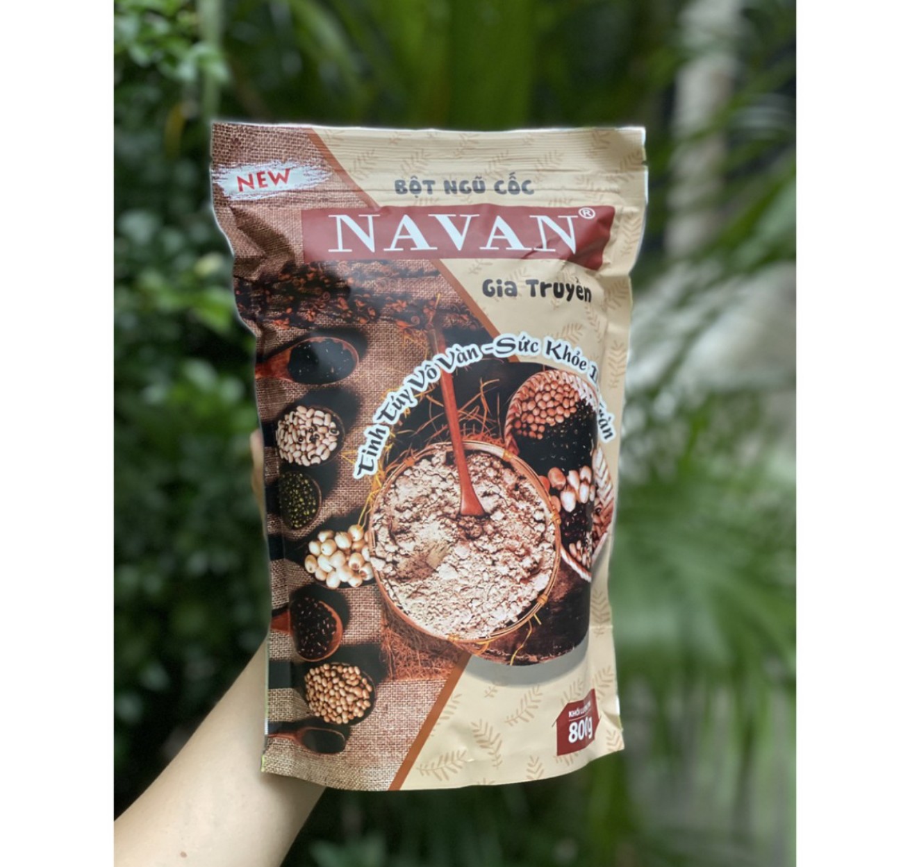 [Cam Kết Chuẩn] Ngũ cốc Navan 800gram - Bột ngũ cốc Navan